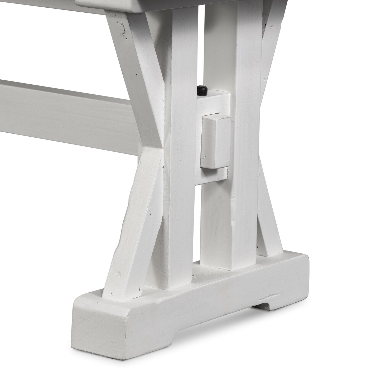 Four Hands - Tuscanspring Dining Bench - Limestone White - VTUD-06-3637 view 6
