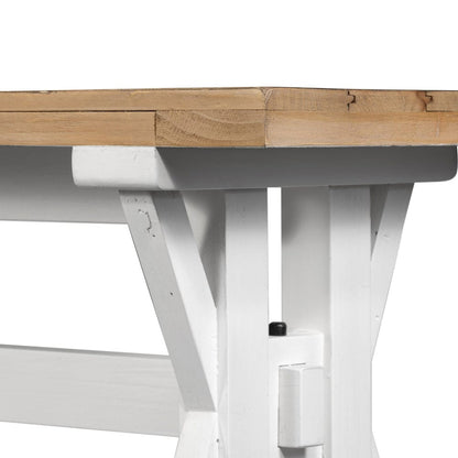Four Hands - Tuscanspring Dining Bench - Limestone White - VTUD-06-3637 view 7