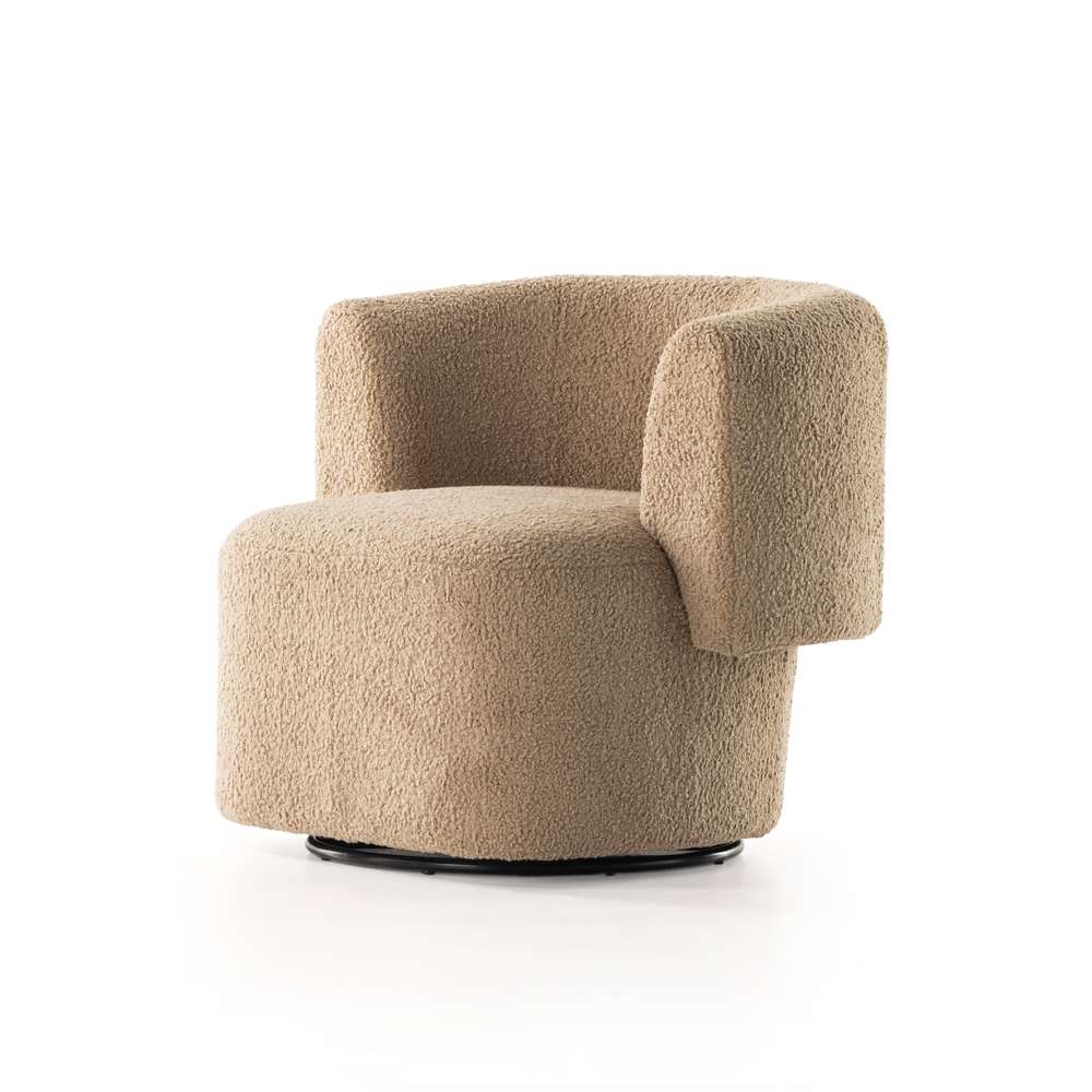 Four Hands - Tybalt Swivel Chair - Sheepskin Camel - 231367-001 veiw 1
