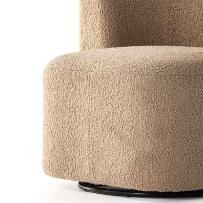Four Hands - Tybalt Swivel Chair - Sheepskin Camel - 231367-001 veiw 4
