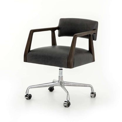 Four Hands - Tyler Desk Chair - Chaps Ebony - 105588-009 veiw 1