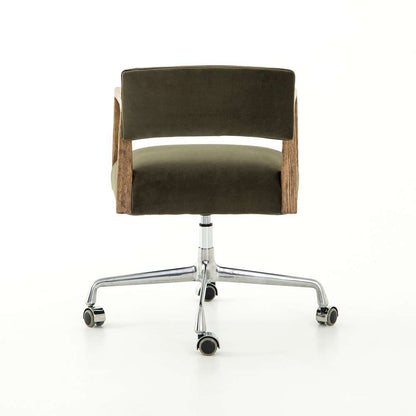 Four Hands - Tyler Desk Chair - Modern Velvet Loden - 105588-010 veiw 2