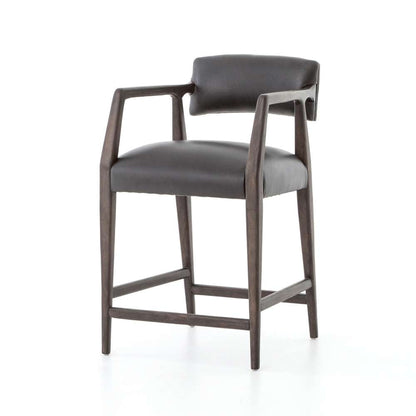 Four Hands - Tyler Stool - Chaps Ebony - Counter - 105587-005 veiw 1