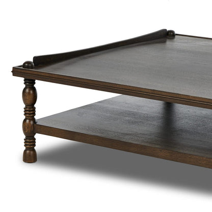 Four Hands - Umair Coffee Table - Espresso Oak Veneer - 246659-001 view 8