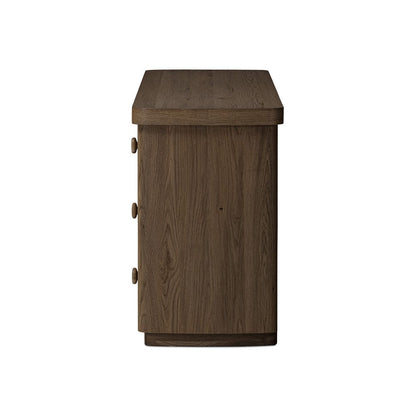 Four Hands - Valen 6 Drawer Dresser - Rustic Brown Oak Veneer - 244511-002 view 3