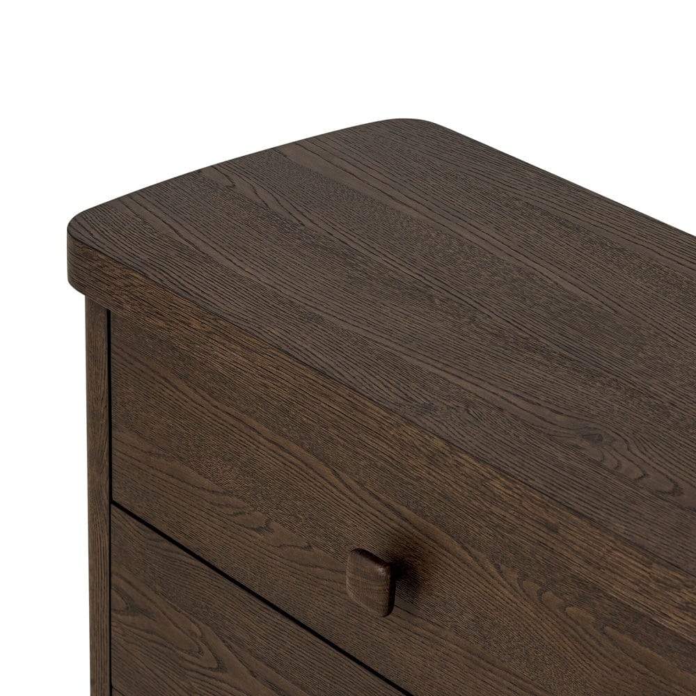 Four Hands - Valen 6 Drawer Dresser - Rustic Brown Oak Veneer - 244511-002 view 7