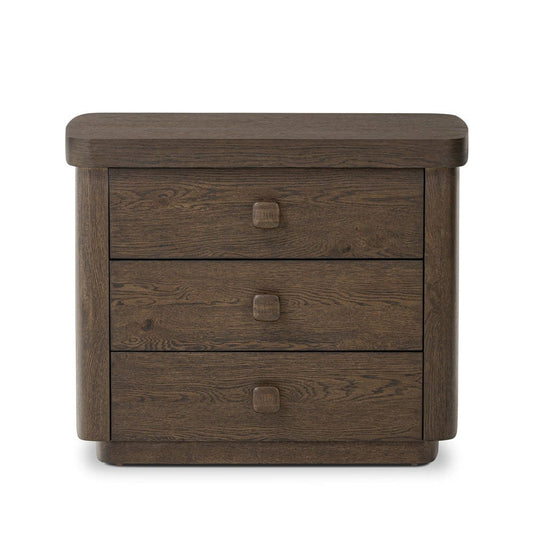 Four Hands - Valen Nightstand - Rustic Brown Oak Veneer - 244509-002 view 1