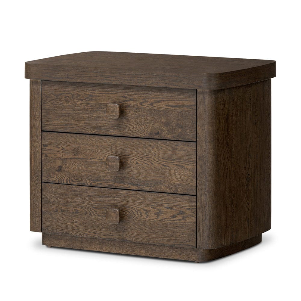 Four Hands - Valen Nightstand - Rustic Brown Oak Veneer - 244509-002 view 2