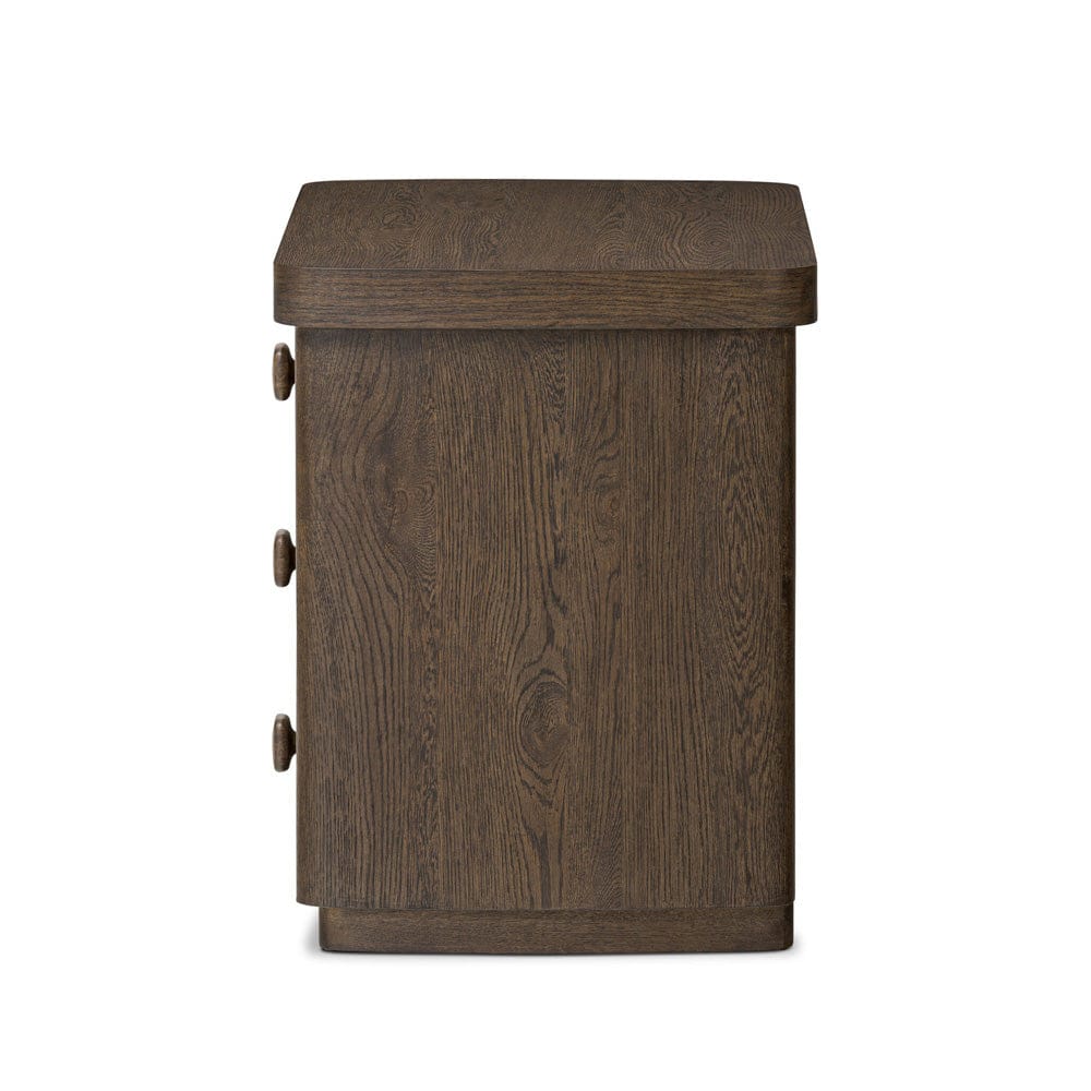 Four Hands - Valen Nightstand - Rustic Brown Oak Veneer - 244509-002 view 3