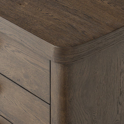 Four Hands - Valen Nightstand - Rustic Brown Oak Veneer - 244509-002 view 7