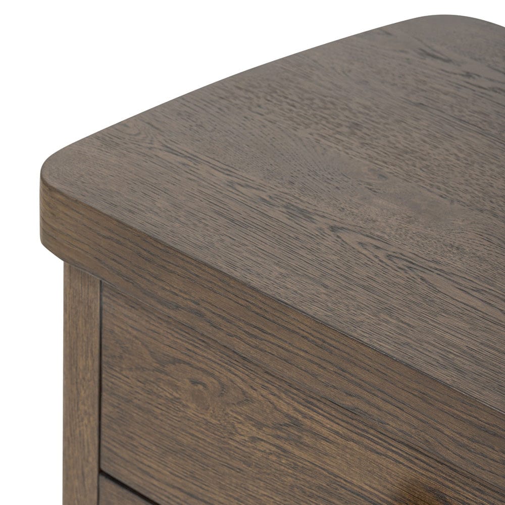 Four Hands - Valen Nightstand - Rustic Brown Oak Veneer - 244509-002 view 8