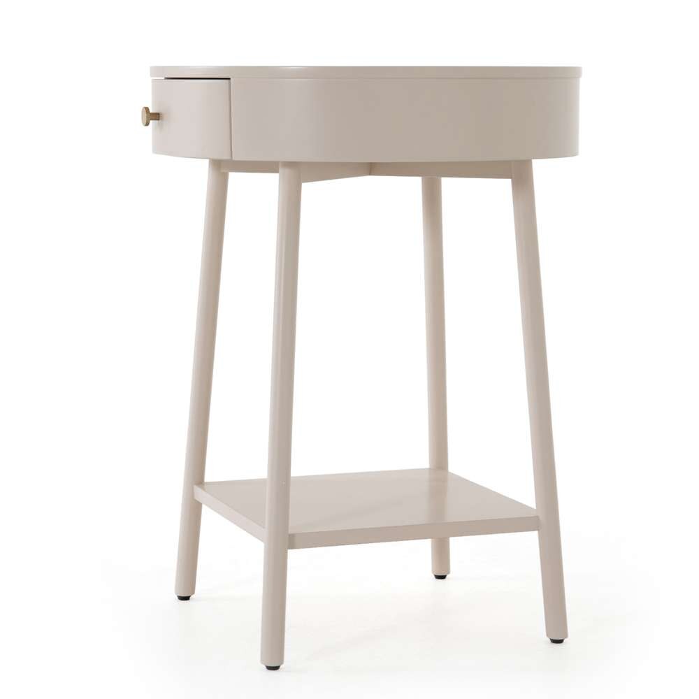 Four Hands - Van Nightstand - Matte Alabaster - 104492-007 veiw 3