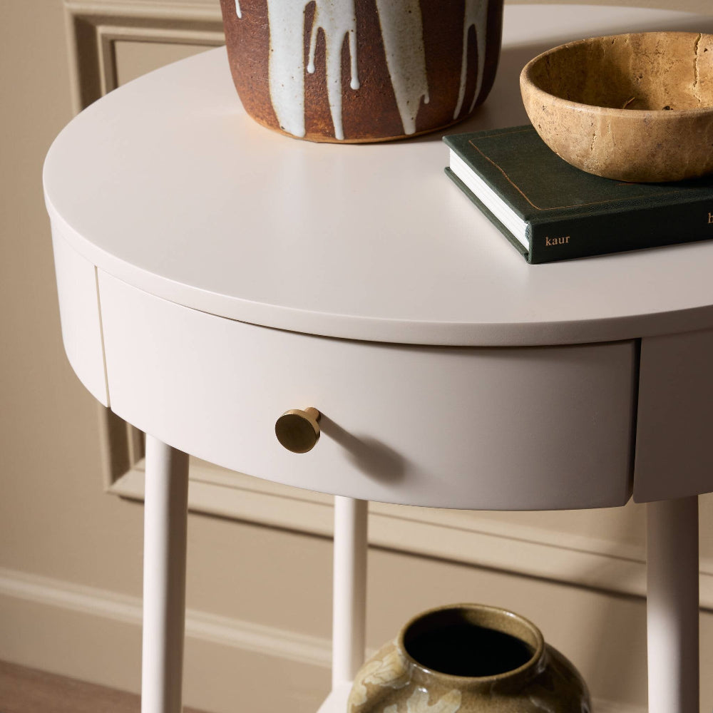Four Hands - Van Nightstand - Matte Alabaster - 104492-007 veiw 6