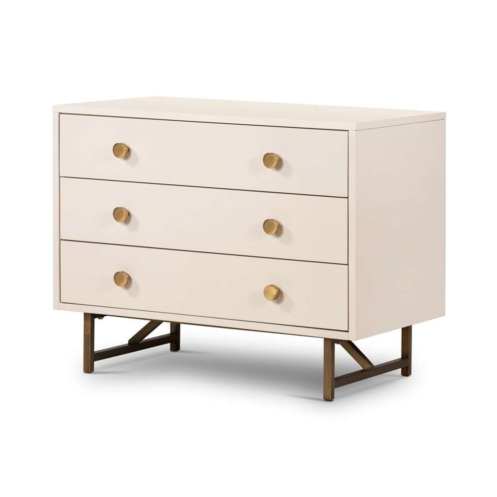 Four Hands - Van Rectangular Nightstand - Matte Alabaster - 233879-001 veiw 1