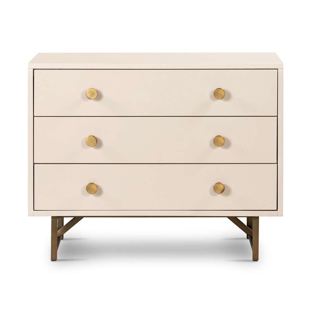 Four Hands - Van Rectangular Nightstand - Matte Alabaster - 233879-001 veiw 2