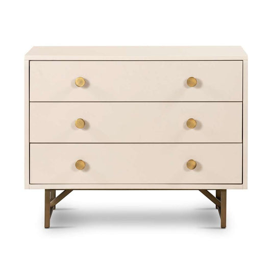 Four Hands - Van Rectangular Nightstand - Matte Alabaster - 233879-001 veiw 2