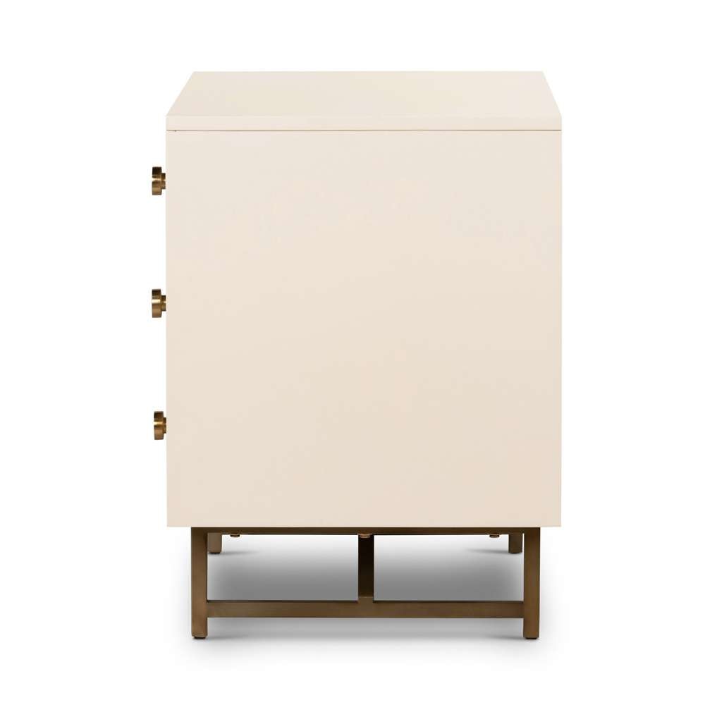 Four Hands - Van Rectangular Nightstand - Matte Alabaster - 233879-001 veiw 6
