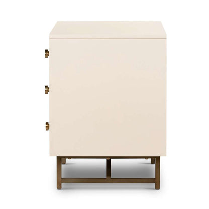 Four Hands - Van Rectangular Nightstand - Matte Alabaster - 233879-001 veiw 6