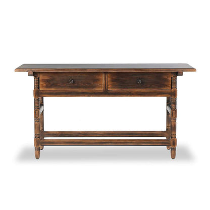 Four Hands - Van Thiel - Colonial Table - Aged Brown - 238733-001 veiw 2