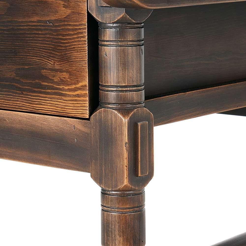 Four Hands - Van Thiel - Colonial Table - Aged Brown - 238733-001 veiw 12