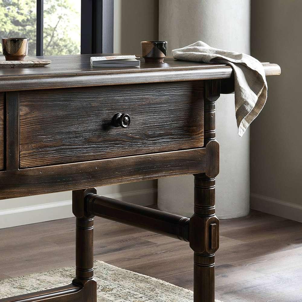 Four Hands - Van Thiel - Colonial Table - Aged Brown - 238733-001 veiw 13