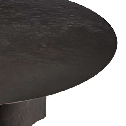Four Hands - Van Thiel - Round Side Table In Solid Iron - Bronze - 238726-001 veiw 2