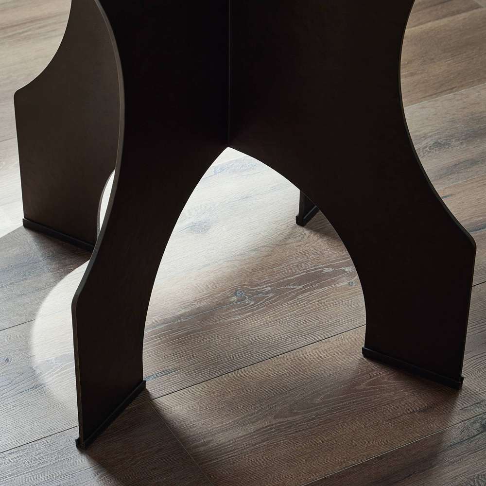 Four Hands - Van Thiel - Round Side Table In Solid Iron - Bronze - 238726-001 veiw 4