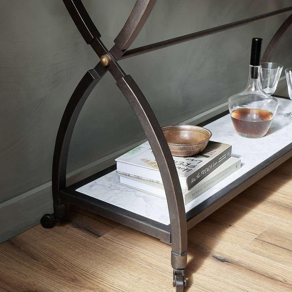 Four Hands - Van Thiel - Six Beers Table - Honed White Marble - 244447-001 veiw 4