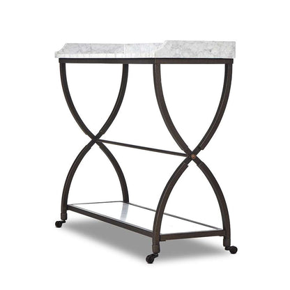 Four Hands - Van Thiel - Six Beers Table - Honed White Marble - 244447-001 veiw 8