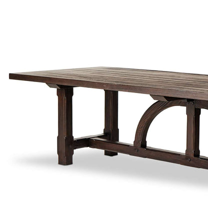 Four Hands - Van Thiel - The Arch Dining Table - Medium Brown Fir - 237660-001 veiw 3