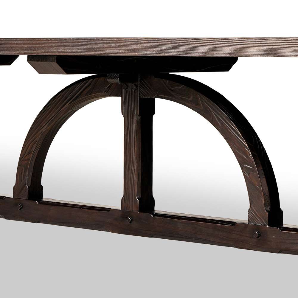 Four Hands - Van Thiel - The Arch Dining Table - Medium Brown Fir - 237660-001 veiw 11