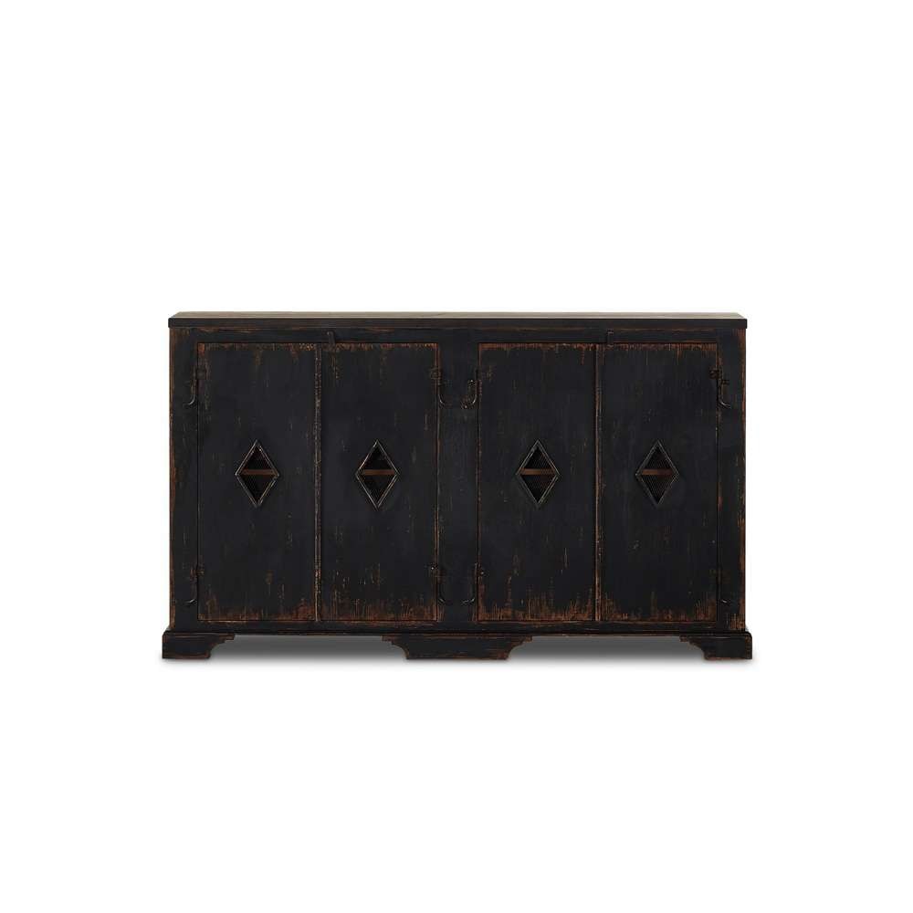 Four Hands - Van Thiel - The Humptulips River Moonshine Cabinet - Black - 242092-001 veiw 1