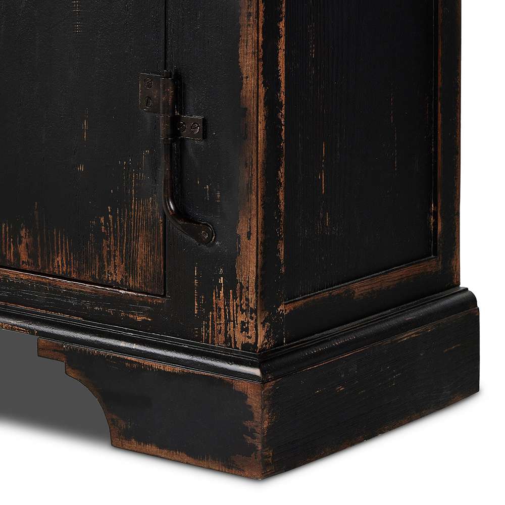 Four Hands - Van Thiel - The Humptulips River Moonshine Cabinet - Black - 242092-001 veiw 9