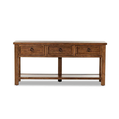 Four Hands - Van Thiel - The Lazy Monsieur Partouche Table - Brown - 238729-002 veiw 1