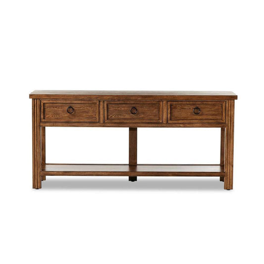 Four Hands - Van Thiel - The Lazy Monsieur Partouche Table - Brown - 238729-002 veiw 1