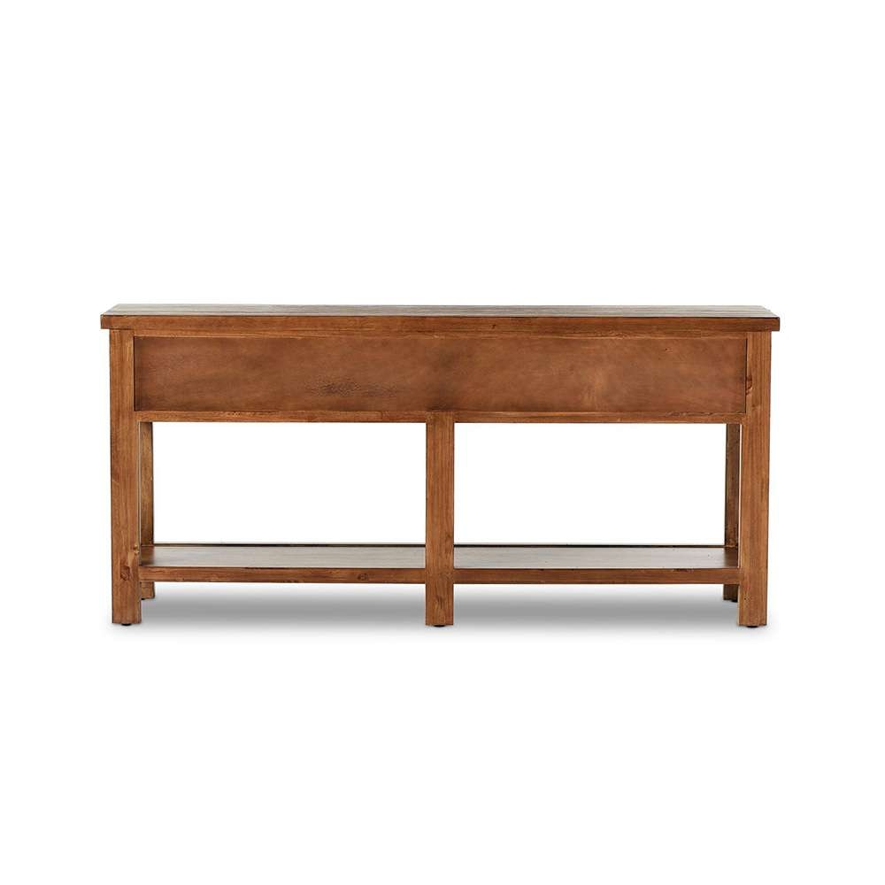 Four Hands - Van Thiel - The Lazy Monsieur Partouche Table - Brown - 238729-002 veiw 2