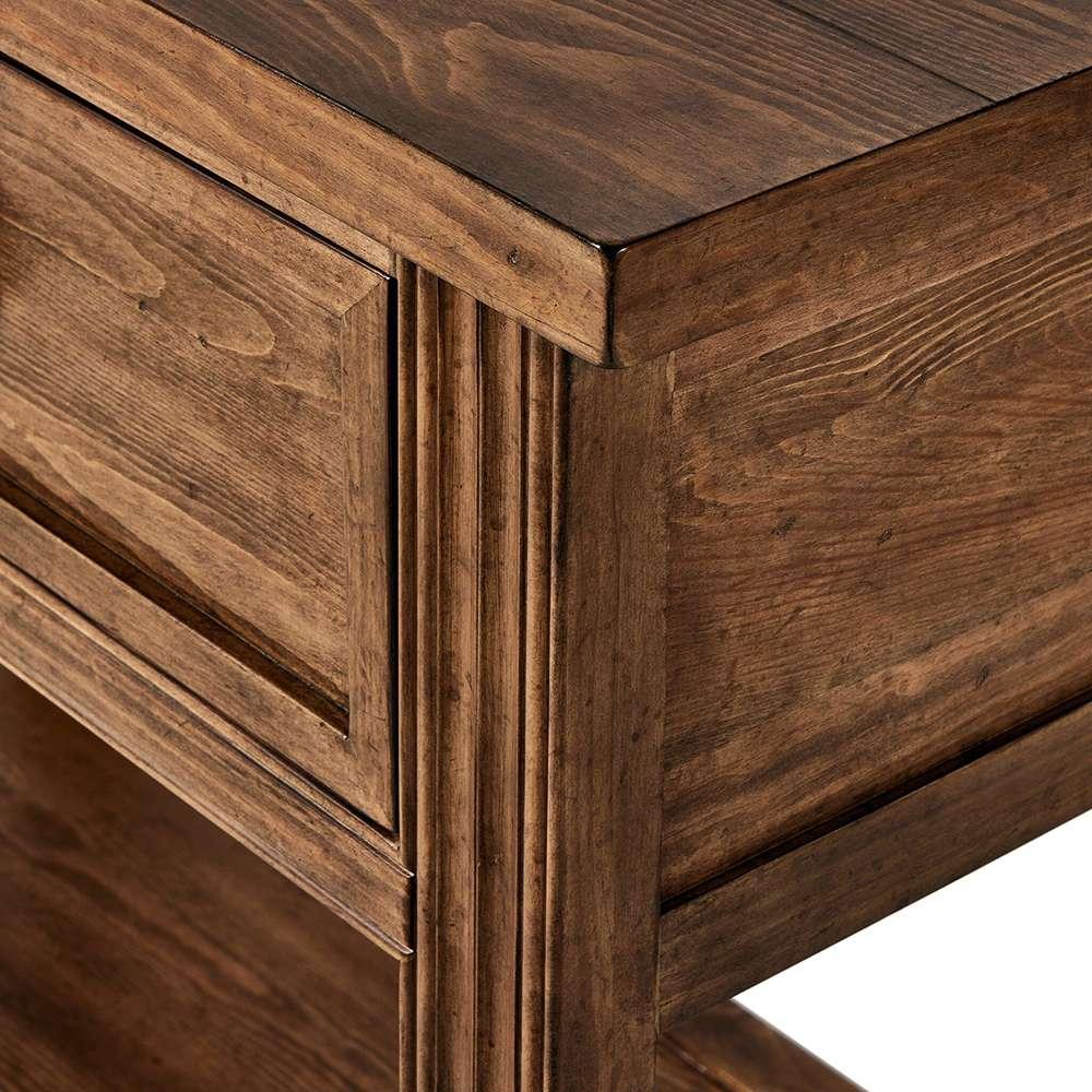 Four Hands - Van Thiel - The Lazy Monsieur Partouche Table - Brown - 238729-002 veiw 8
