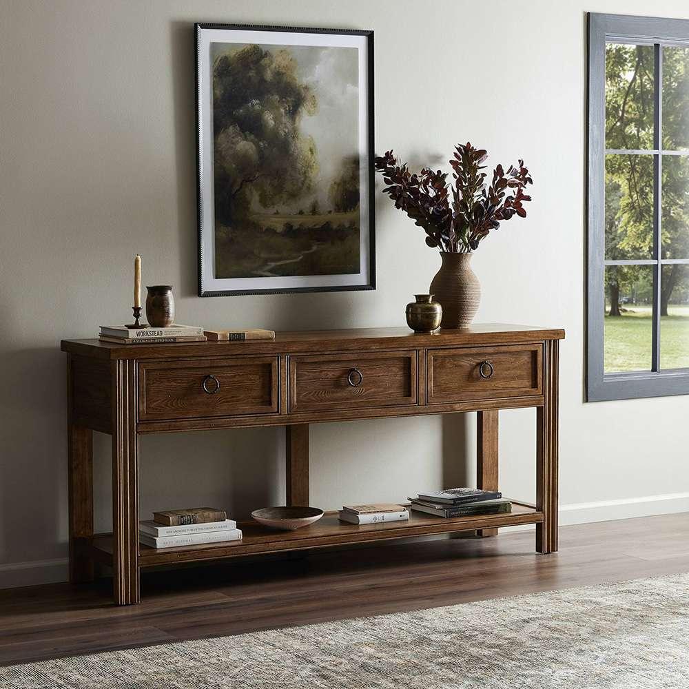 Four Hands - Van Thiel - The Lazy Monsieur Partouche Table - Brown - 238729-002 veiw 11
