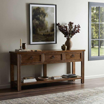 Four Hands - Van Thiel - The Lazy Monsieur Partouche Table - Brown - 238729-002 veiw 11