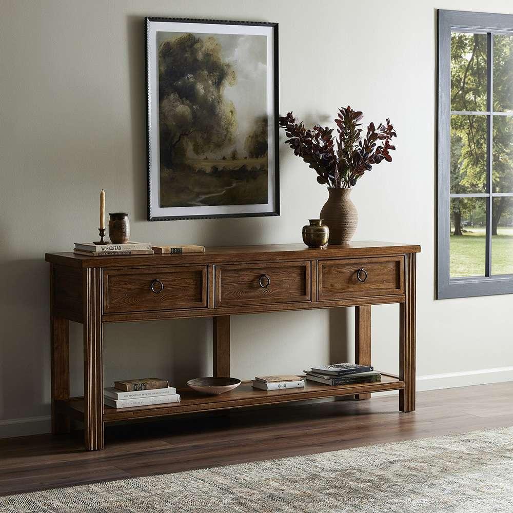 Four Hands - Van Thiel - The Lazy Monsieur Partouche Table - Brown - 238729-002 veiw 12