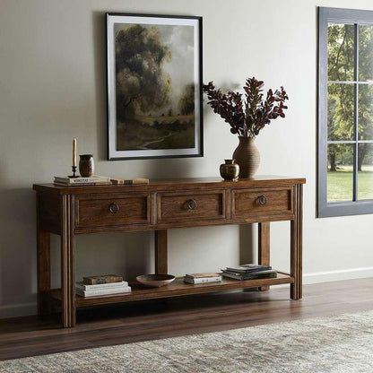 Four Hands - Van Thiel - The Lazy Monsieur Partouche Table - Brown - 238729-002 veiw 12