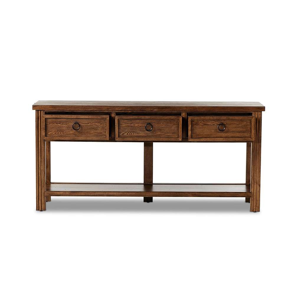 Four Hands - Van Thiel - The Lazy Monsieur Partouche Table - Brown - 238729-002 veiw 13