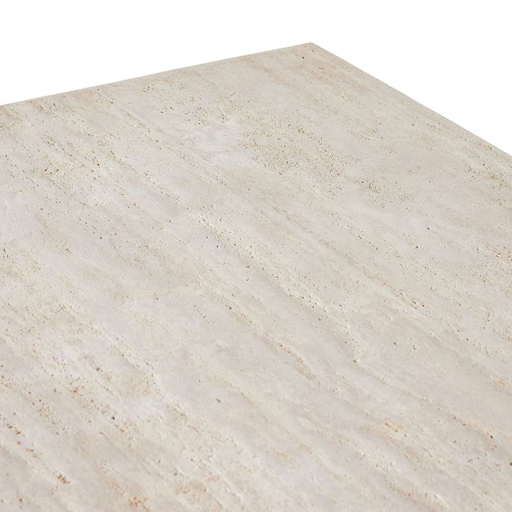 Four Hands - Van Thiel - The Rectangular Coffee Table 67in - Travertine - 238724-001 veiw 6