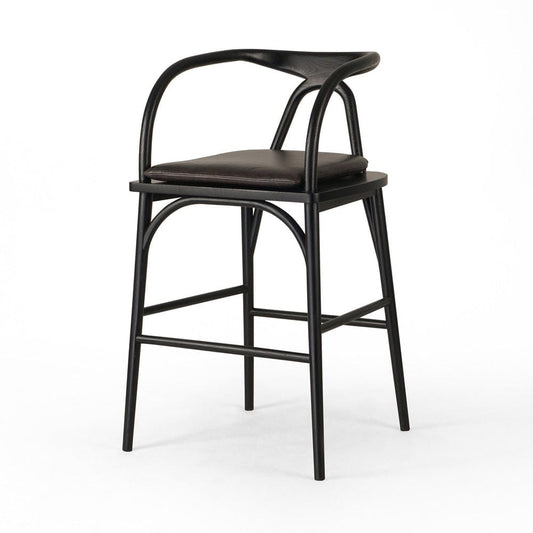 Four Hands - Veda Bar Stool - Sonoma Black - 233733-006 view 2