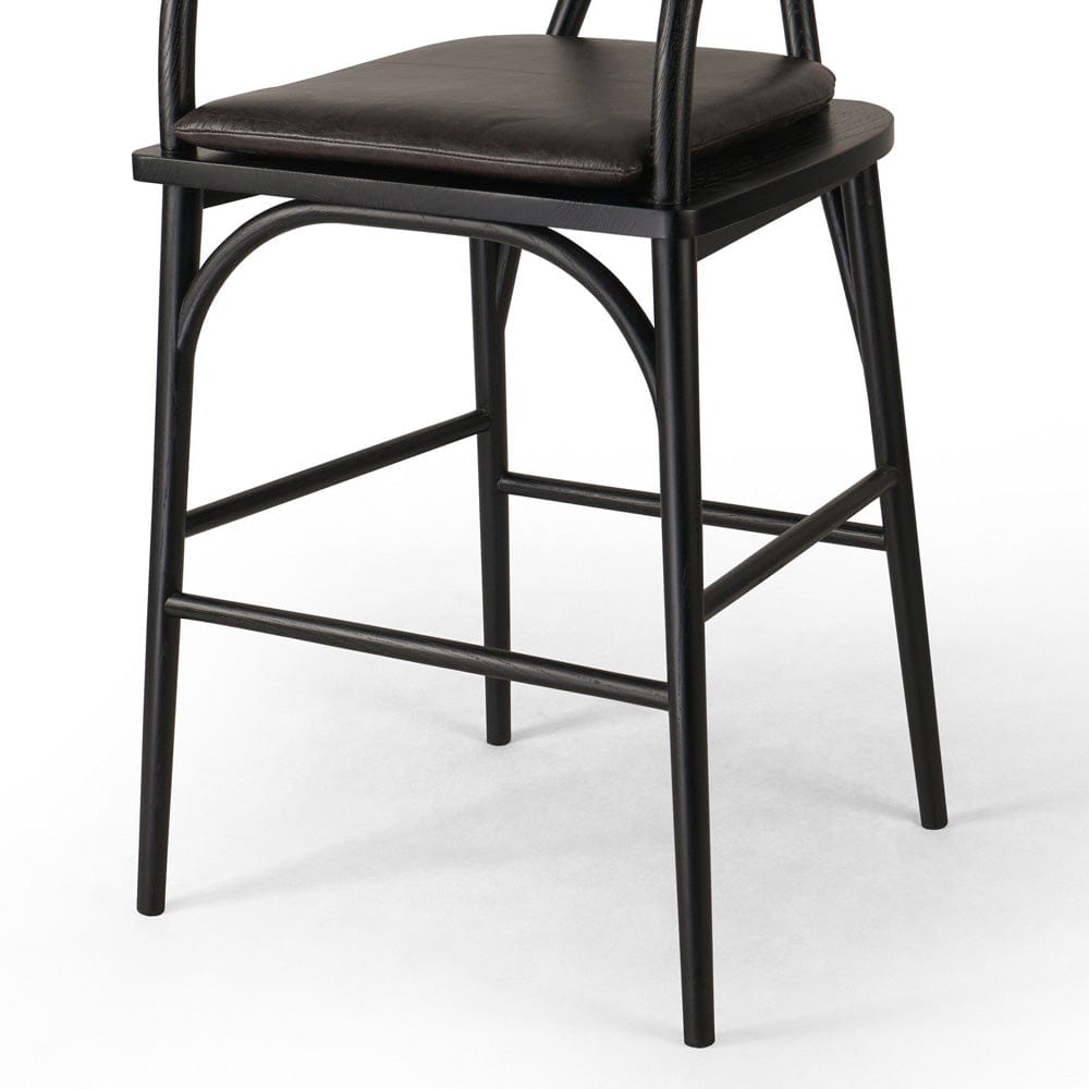 Four Hands - Veda Bar Stool - Sonoma Black - 233733-006 view 9