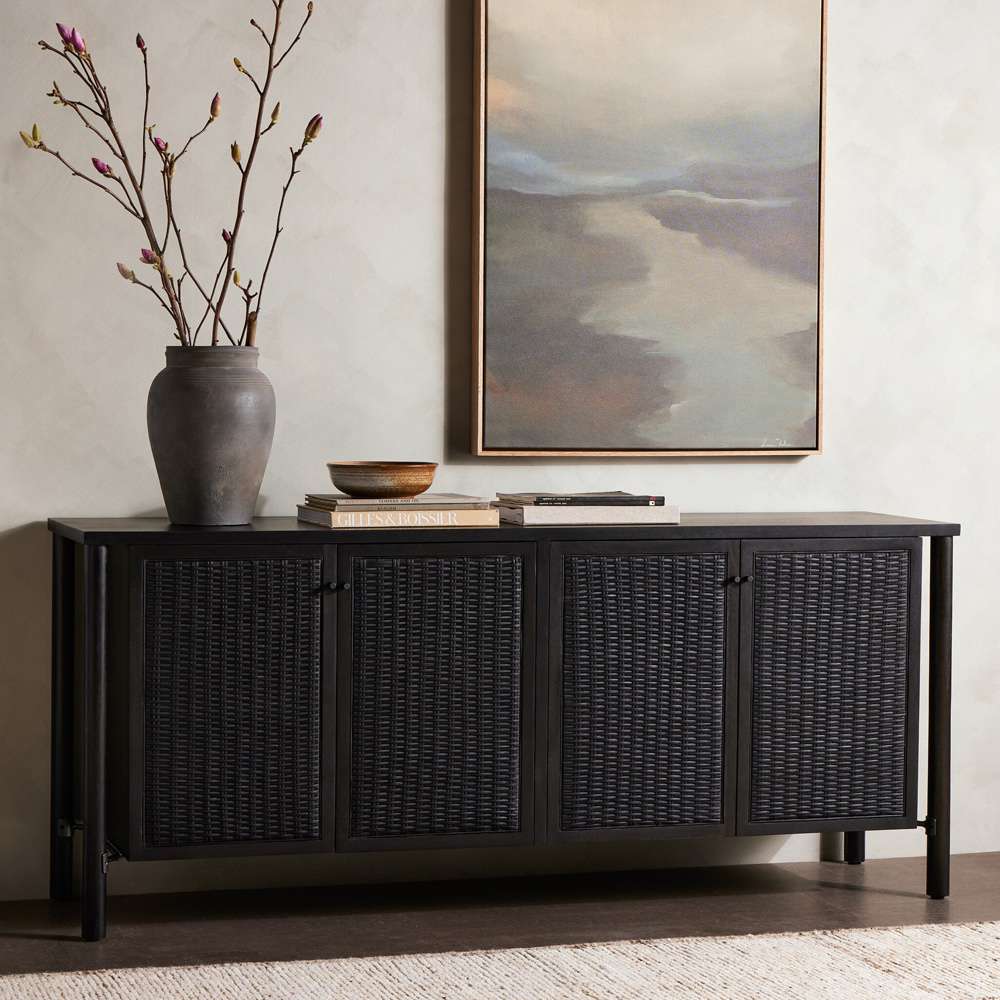 Four Hands - Veta Sideboard - Black Wash Mango - 230334-002 veiw 5