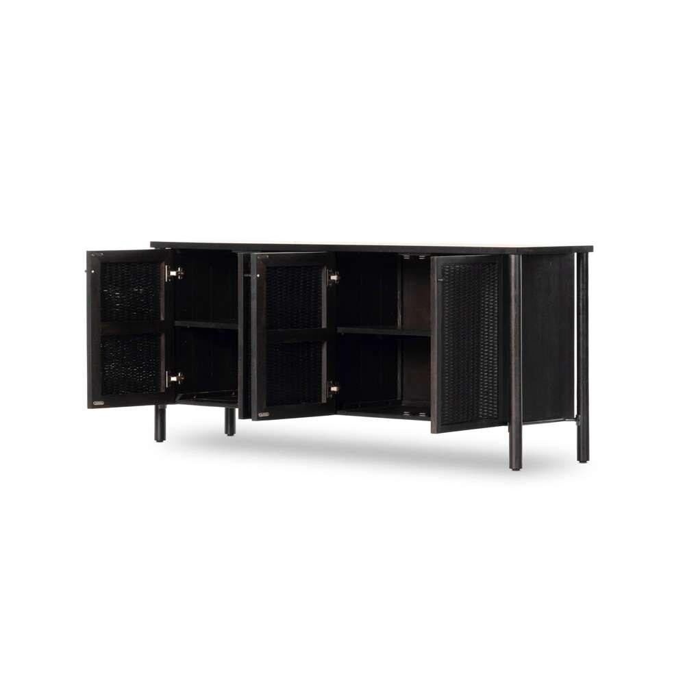 Four Hands - Veta Sideboard - Black Wash Mango - 230334-002 veiw 6