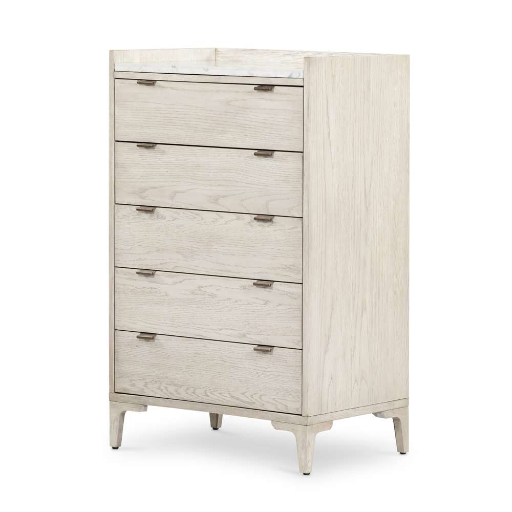 Four Hands - Viggo Tall Dresser - Vintage White Oak - 224159-001 veiw 1