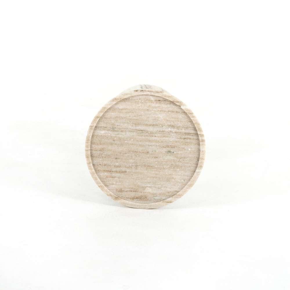 Four Hands - Viola Accent Table - Antique White Marble - 224056-001 veiw 7