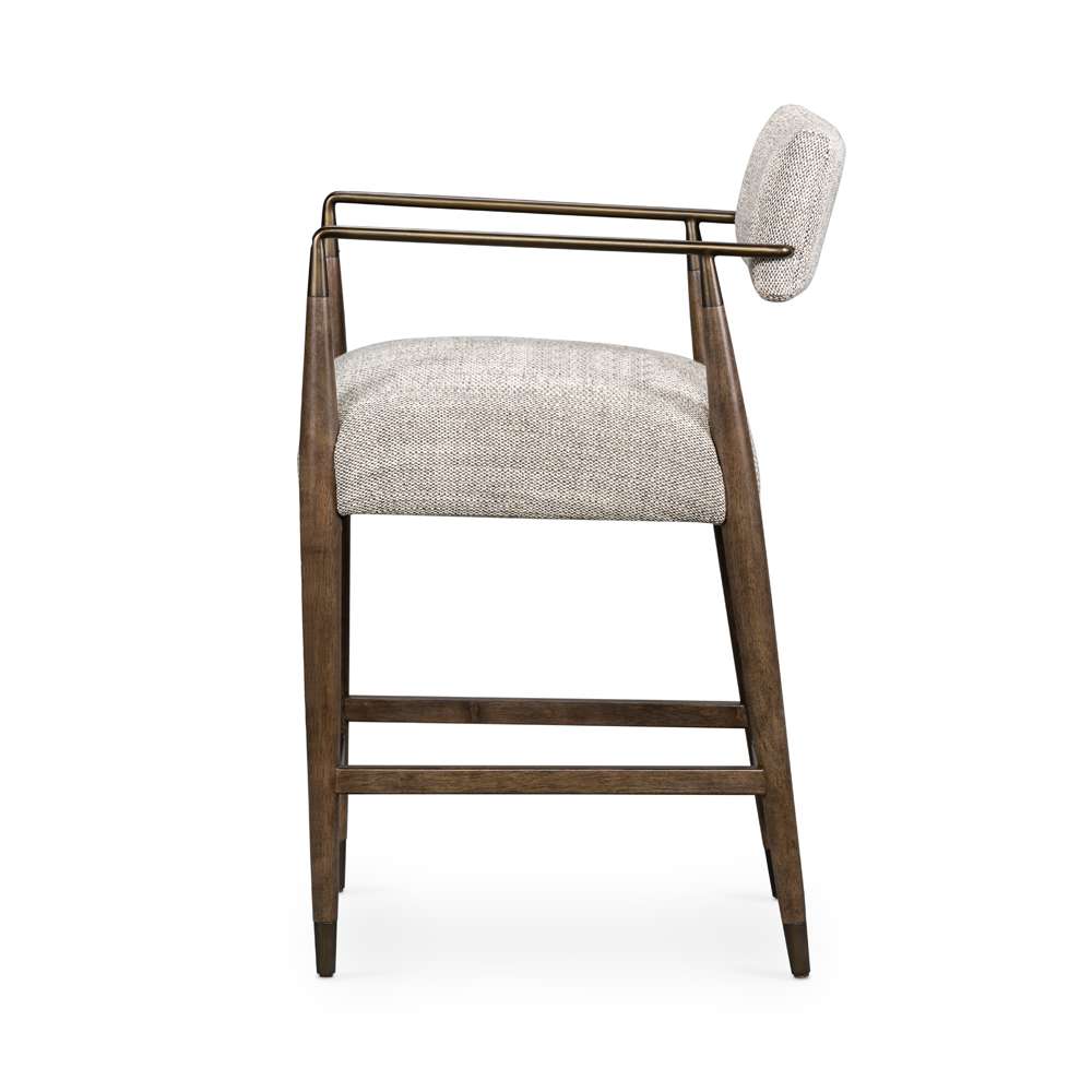 Four Hands - Waldon Counter Stool - Thames Coal - 109270-009 veiw 4